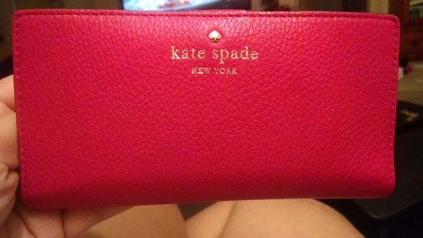 Sorry VERY Frivolous but anyway... Quick opinions sought on a blue versus pink wallet/small clutch