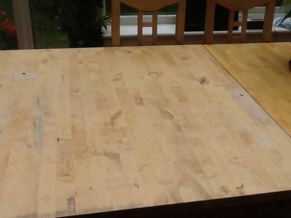 Sprucing up an IKEA table