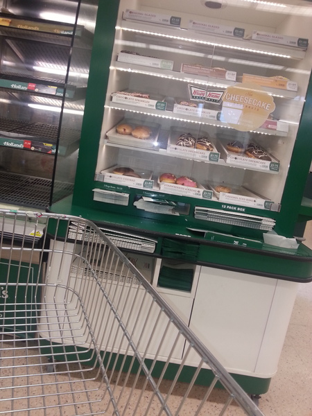 I've just eaten two Krispy Kreme donuts......