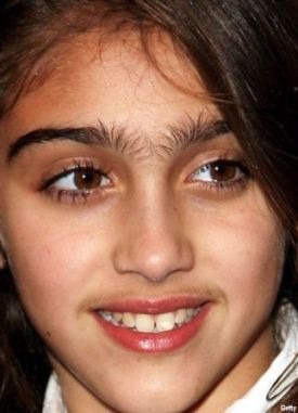 11 year old girls having their eyebrows done?