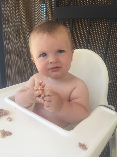 Jan 2015- what will they be doing next? Sitting, eating, crawling....