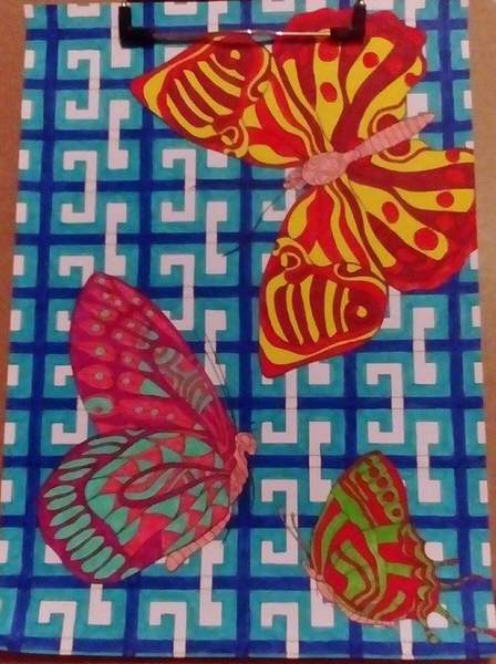 Adult colouring in books