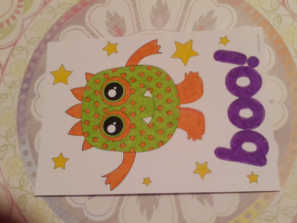 Adult colouring in books