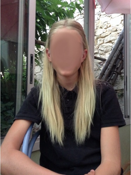 To be pissed of at  people that make comments about sons hair
