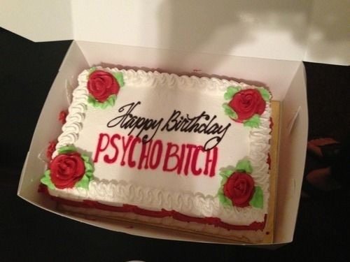 MIL birthday cake - I know I am being childish