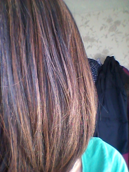 Changing hair colour