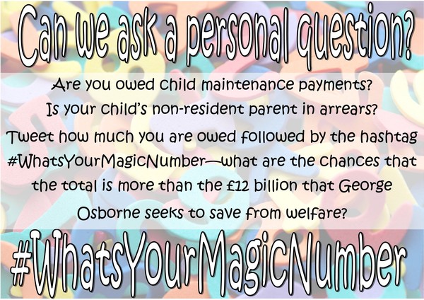 To ask, how much are Mumsnetters owed in maintenence arrears?