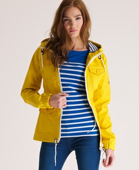 Yellow rain coat