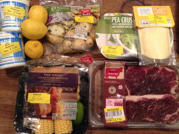 To think that DH is being faintly ridiculous re dinner tonight