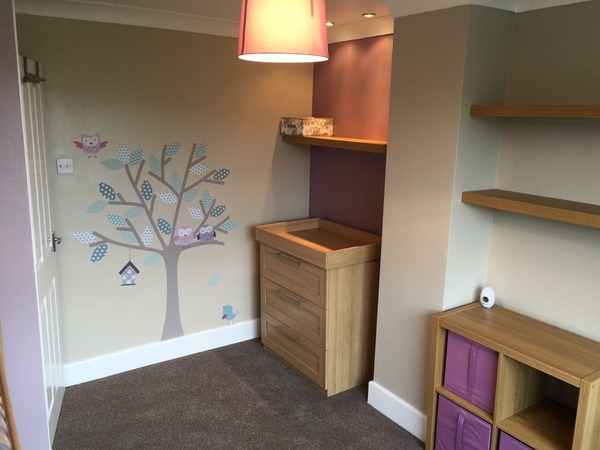 We've finished the nursery.... I love it!