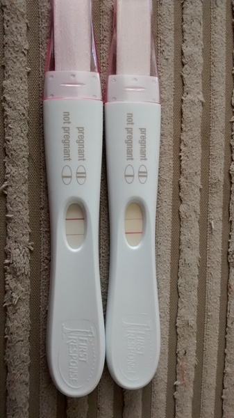 Is this a bfp?! Control line lighter than pg line???