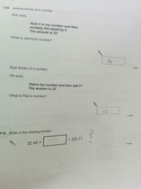 Calling all Maths teachers, need tour help with homework question