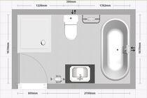 Is this a decent bathroom layout?