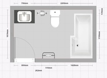 Is this a decent bathroom layout?
