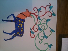 Adult colouring in books