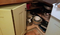 kitchen unit pull-out corners