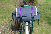 I made a bag - first proper (non simple shopper) bag ... for my bike.