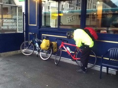 I made a bag - first proper (non simple shopper) bag ... for my bike.
