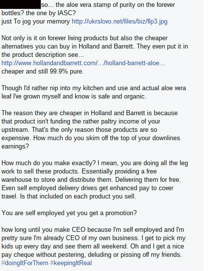 MLM-bot watch -  FL, Juice Plus, Younique etc