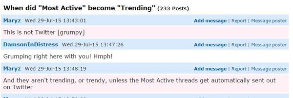 Is tech playing favourites and not your friend with some of the threads?