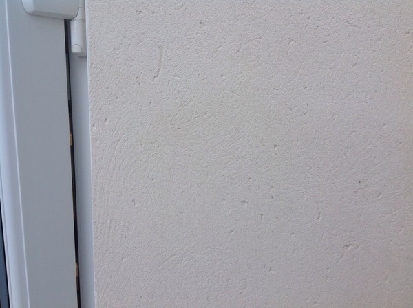 External walls look shabby