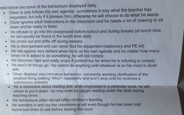Shocked at school report what to do now ?