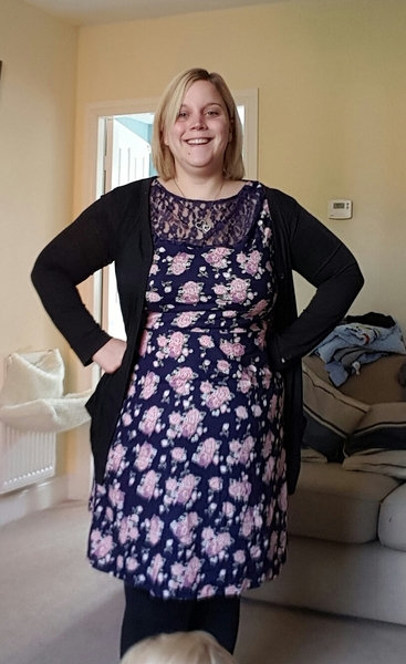 I'm going to wear this today. I think model is wearing it the wrong way round.
