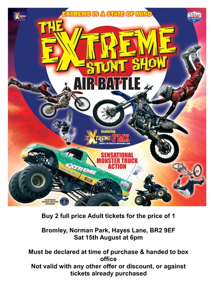 Competition: Win a family ticket to the Extreme Stunt Show on 15th August