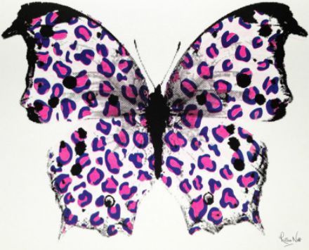 **CLOSED** WIN A LEOPARD BUTTERFLY PRINT WORTH £60 BY LOCAL ARTIST ROSHA NUTT