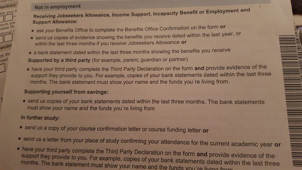 Student loans company want details of support