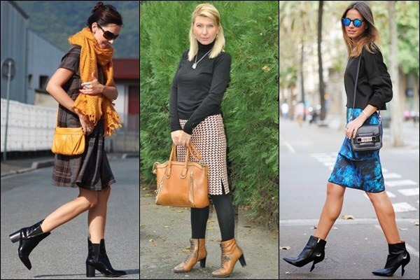 Ankle boots acceptable with dress?