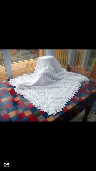 Baby shawls - any use for Woolly Hugs?