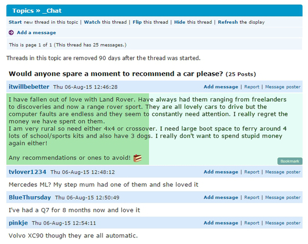 To ask your opinion on this very important site issue?