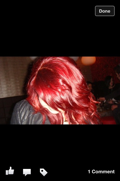 cherry red hair