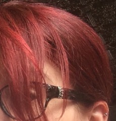 cherry red hair