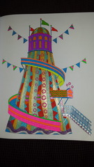 Adult colouring in books