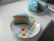 How would you stick onto fondant icing please?