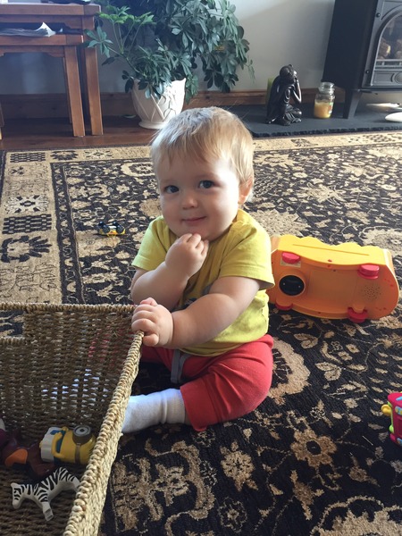 Jan 2015- what will they be doing next? Sitting, eating, crawling....