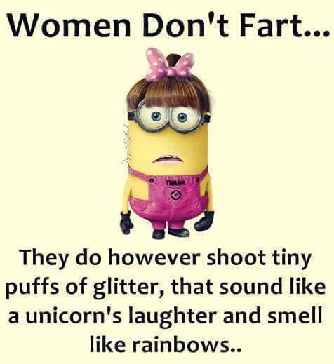 To think you shouldn't accuse women of farting