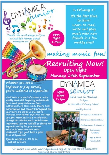 Open night at local youth band - Dynamica