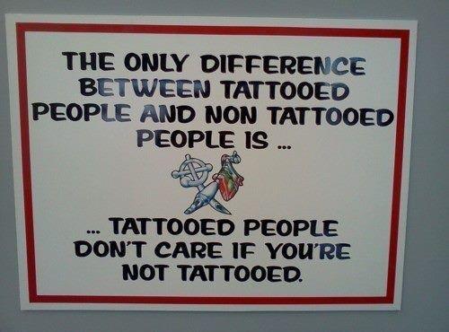 To think some people are going to regret some of these ridiculous tattoos.