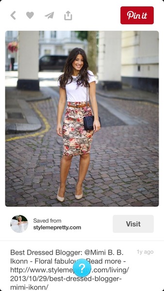 What top to wear with this skirt?