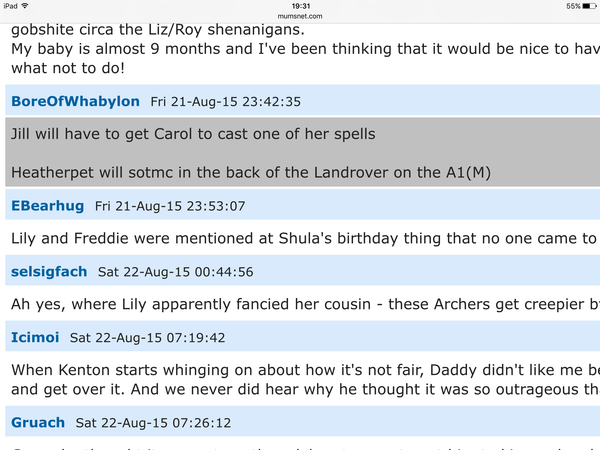 The Cheese Queen needs to tread Caerphilly. Camembert the tension? Join The Archers thread and hope it gets Feta from here on.