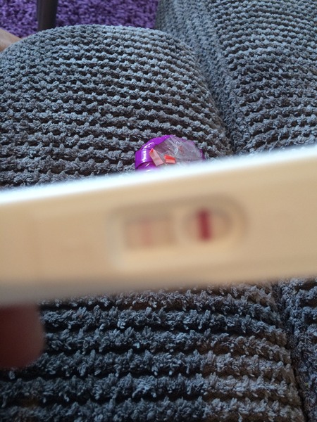 I am crazy or is this a very faint line ?