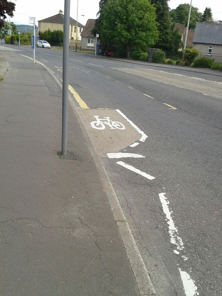 To wonder if cyclists should be made to use cycle lanes