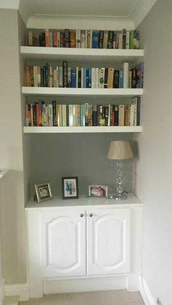 Built in furniture in alcoves