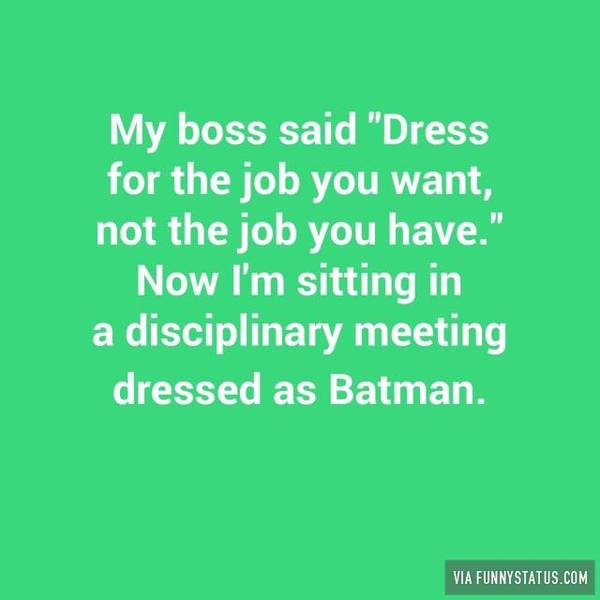 To wear leggings to work