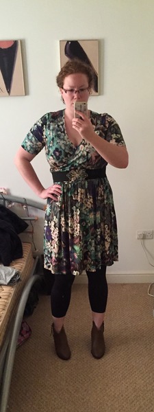 Ankle boots to wear with dress and tights - any rules?