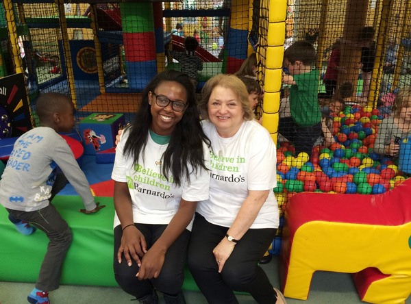 Could you volunteer for Barnardos at The Triangle community hub and soft play in Crystal Palace?