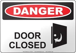 To think I hit my husband with a door in a perfectly reasonable fashion?
